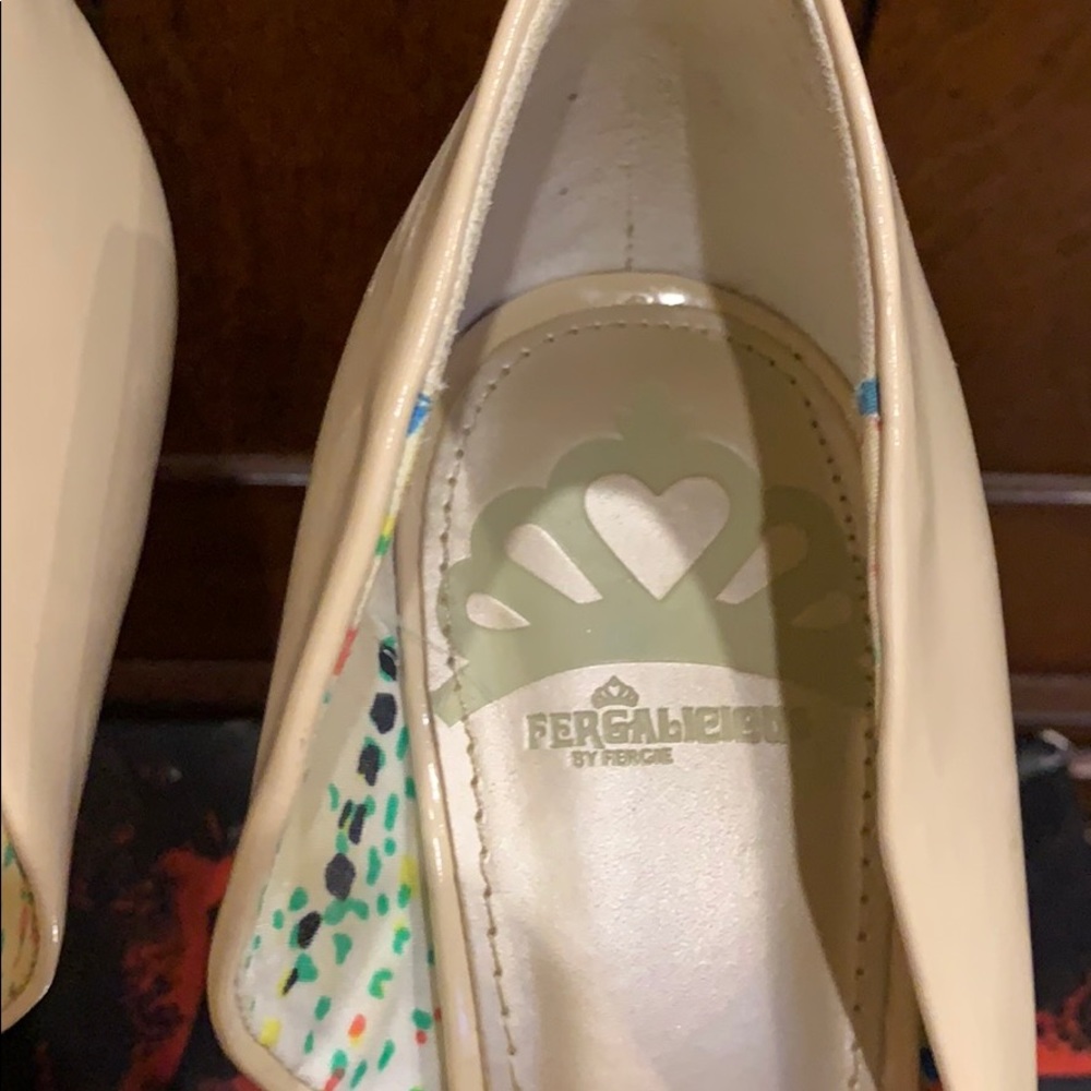 Fergalicious Platform Peep Toe Platform Shoes - image 4